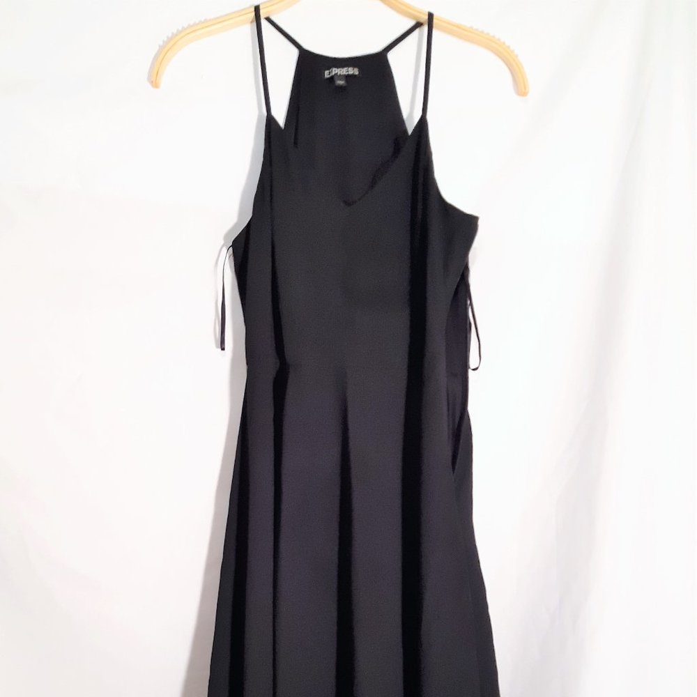 Fit Flare Dress by Express Black size 4 EUC Straps